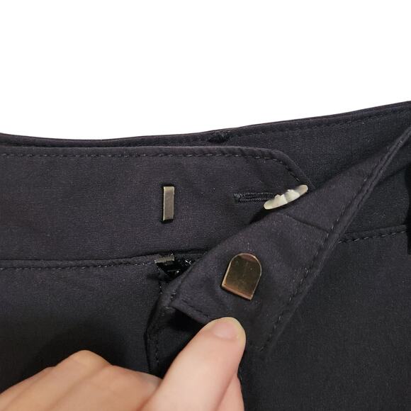 Kirkland Signature Black Ankle Stretch Straight Travel Work Dress Pants Size 4 - Picture 4 of 8